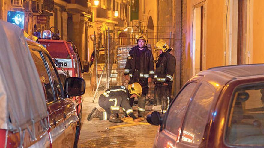 Alarma por tres incendios simultáneos en Palma