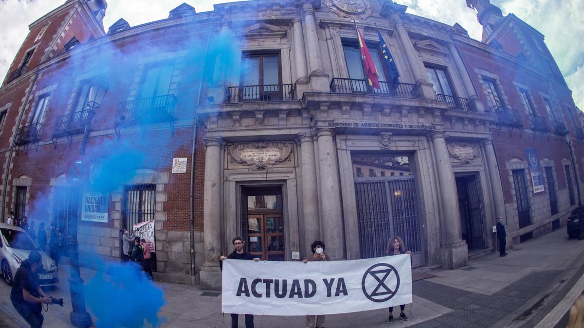 Acción ante el Ministerio de Exteriores por &quot;justicia climática&quot;