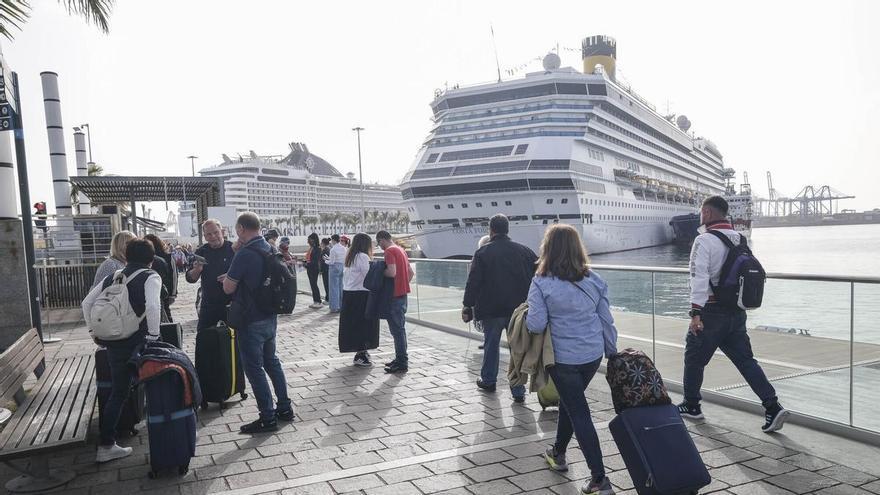 «Welcome»: el Puerto de Las Palmas cambia la primera imagen que ven los cruceristas