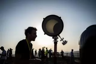 Un éxito también para la ciencia: "El eclipse es un antes y un después para el observatorio de Javalambre"