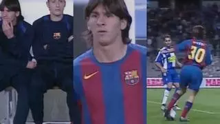 Se cumplen 20 años del debut oficial de Leo Messi con el Barça