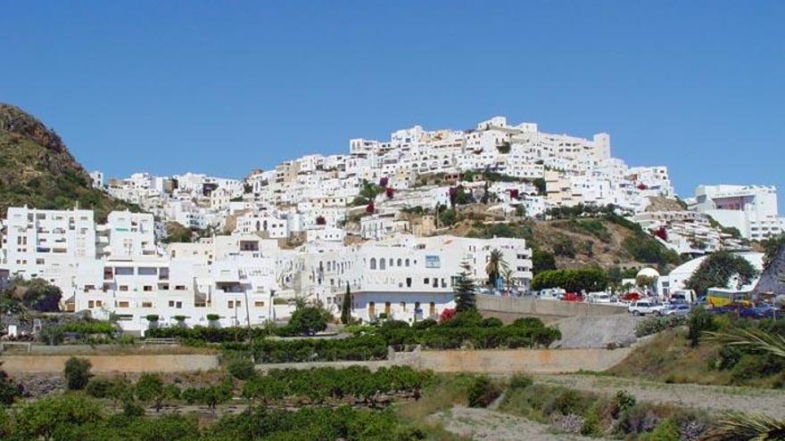 Vista de Mojácar, donde tres personas han sido apuñaladas en una reyerta.