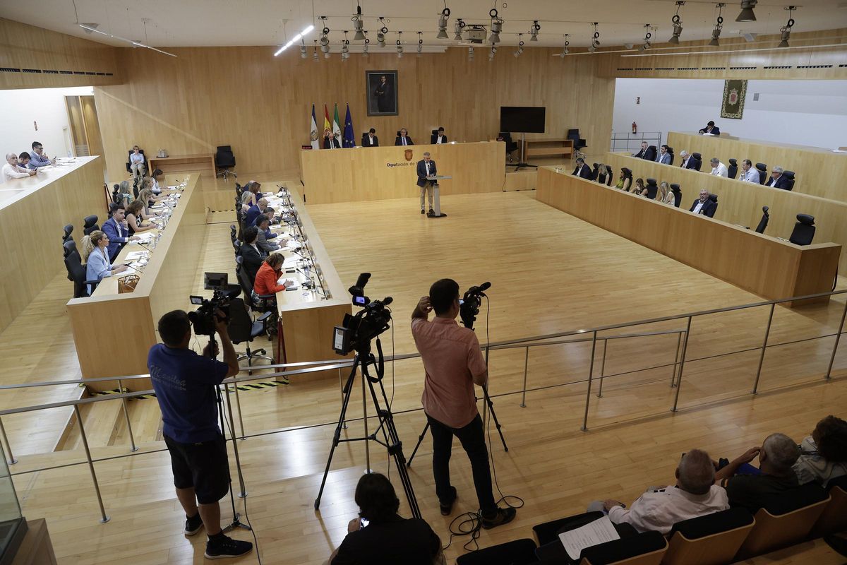 Vista del Pleno de la Diputación.