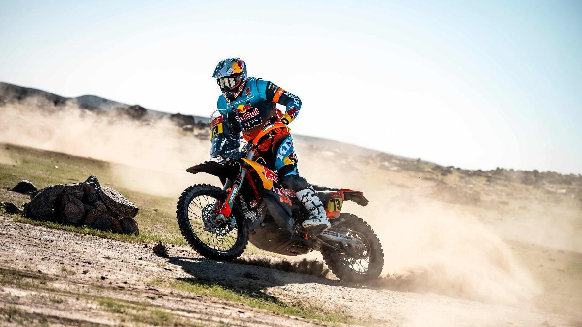 Edgar Canet, en acción con la KTM factory