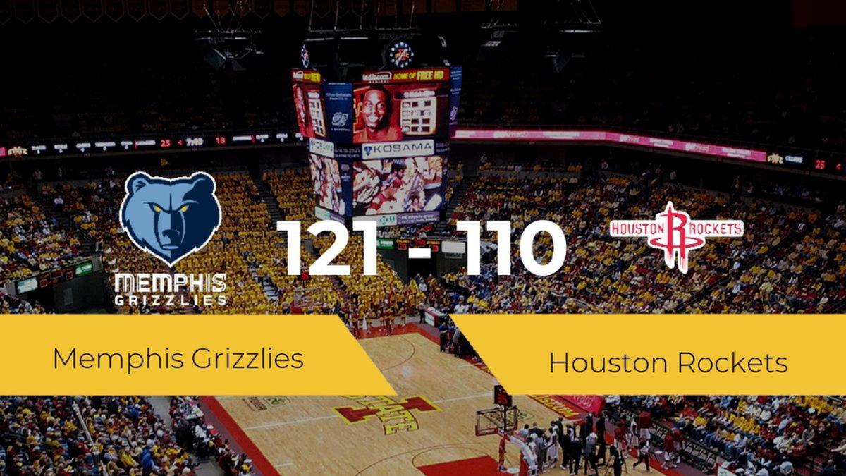 Memphis Grizzlies consigue vencer a Houston Rockets en el Fedexforum (121-110)