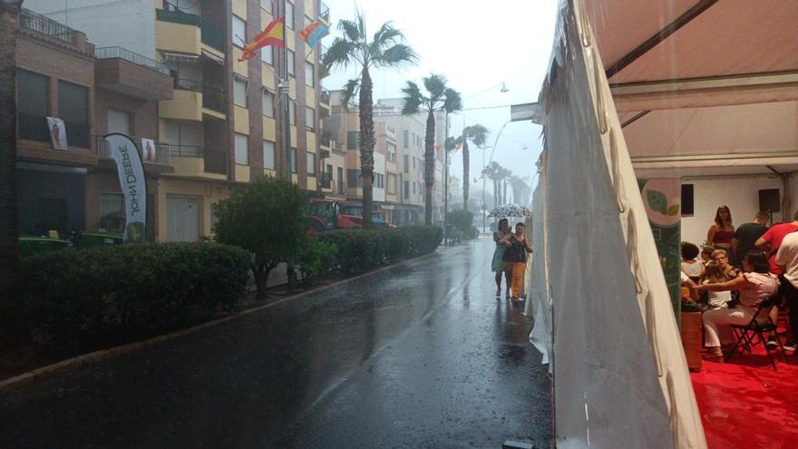 Intensas lluvias en la Plana Baixa días después del ciclón