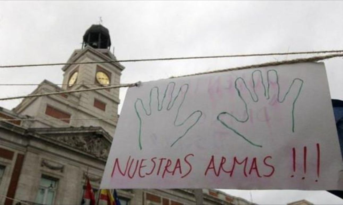 Plaça del Sol a Madrid.