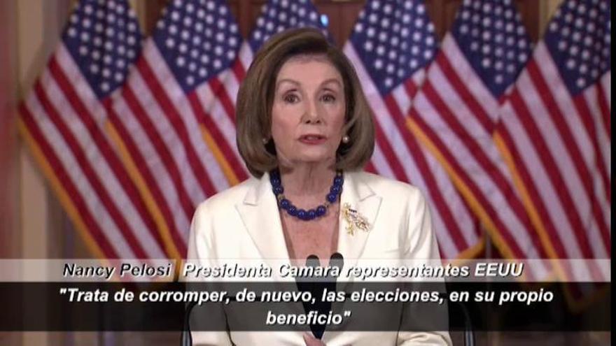 Nancy Pelosi da a Mike Pence 24 horas para invocar la enmienda 25 de la Constitución y destituir a Trump