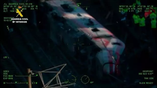 Impactantes imágenes aéreas del lugar del accidente de tren en Adamuz, Córdoba