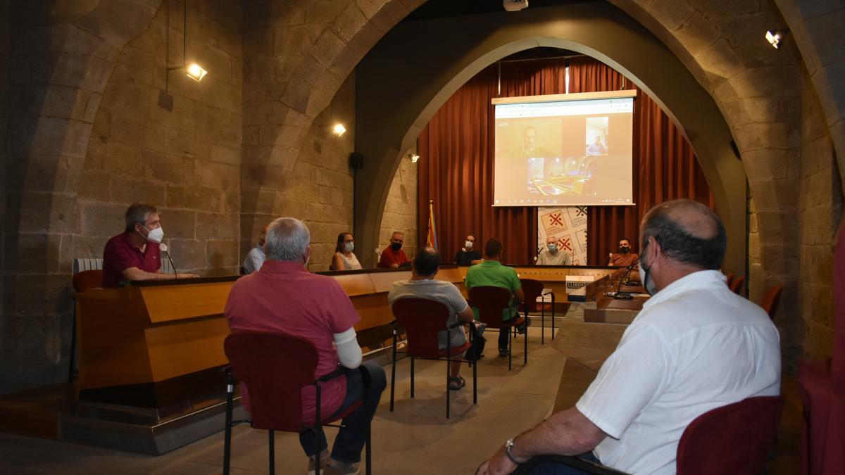 Imatge d&#039;arxiu del ple del Consell Comarcal del Solsonès celebrat el 2 d&#039;agost