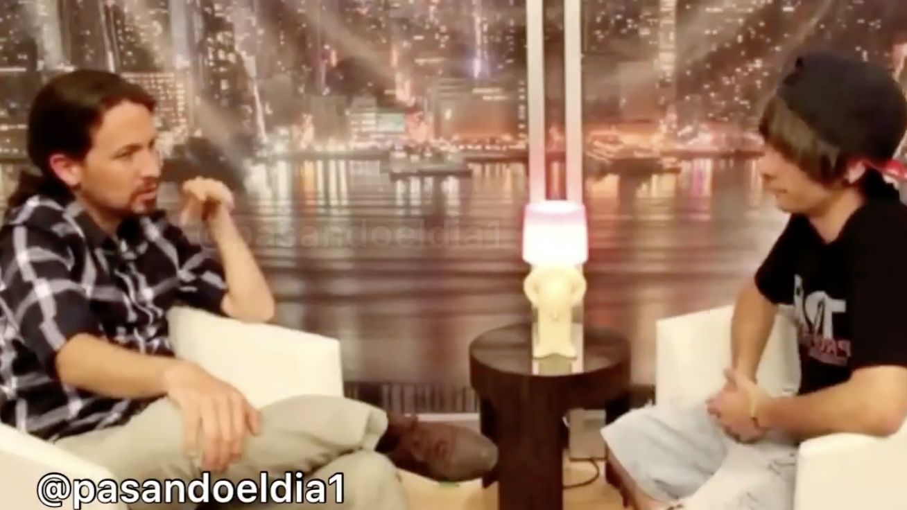Pablo Iglesias en una entrevista en 2014
