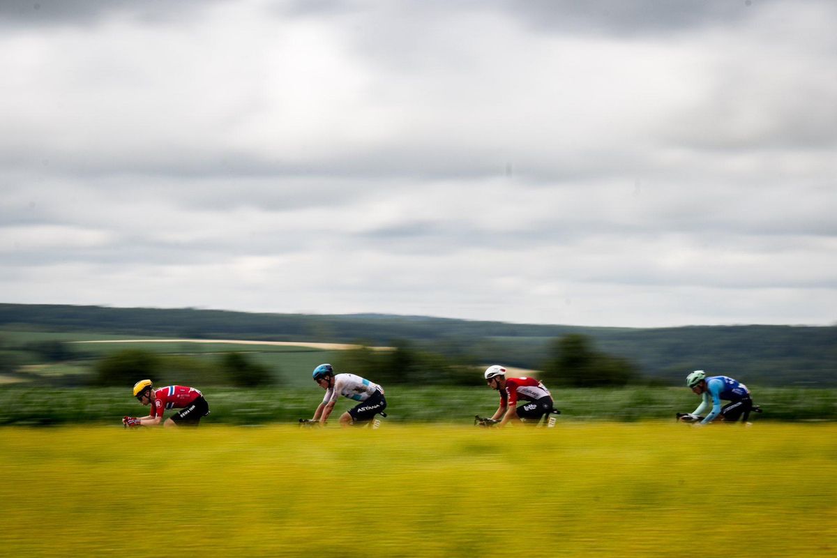 Imagen de la segunda etapa del Tour.