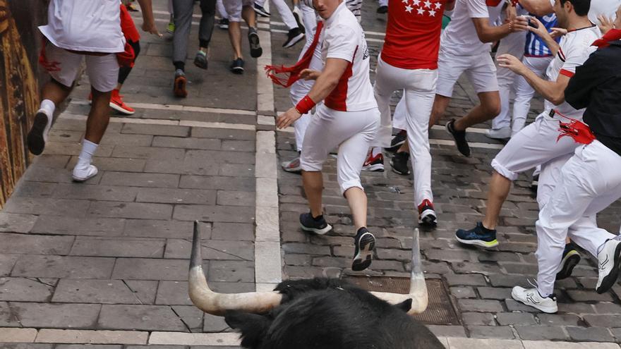 El séptimo encierro de Sanfermines 2022, en imágenes