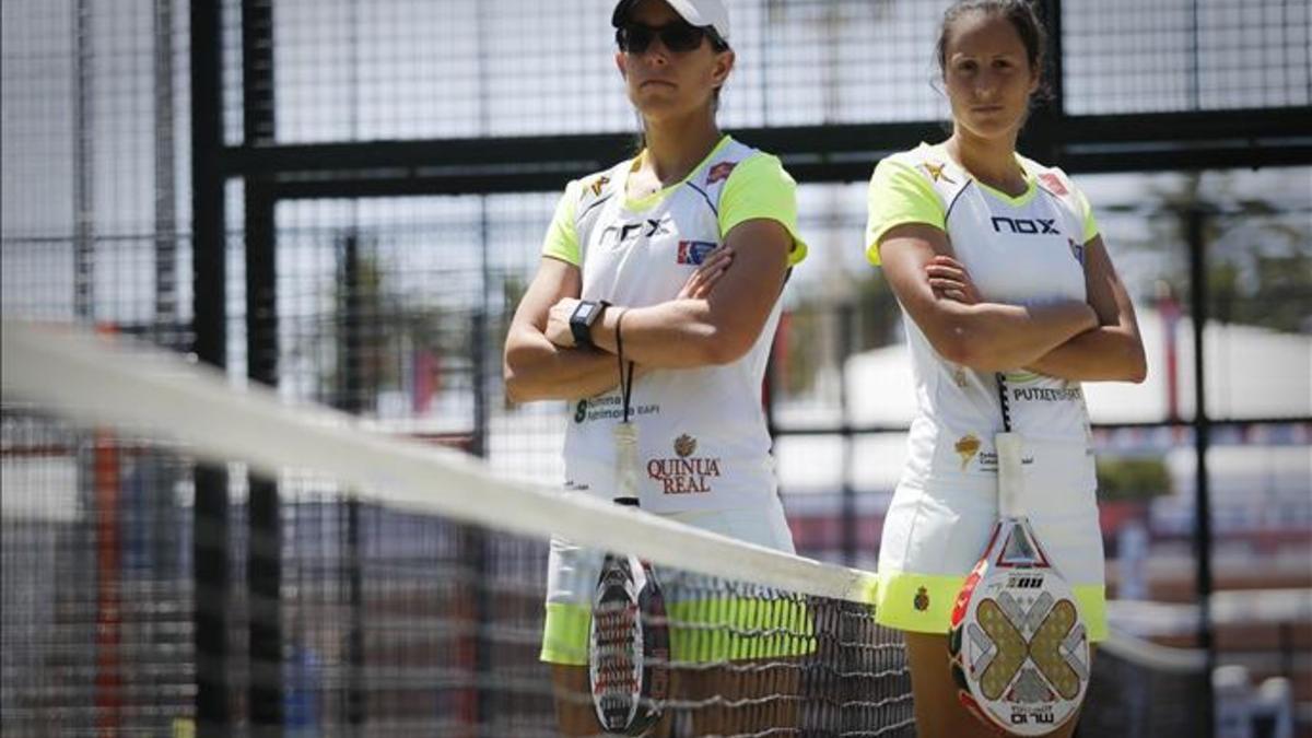 Lucía Sainz y Gemma Triay se sienten preparadas para afrontar el World Pádel Tour