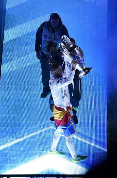 El Madrid celebra la ''Undécima'' en el Bernabéu