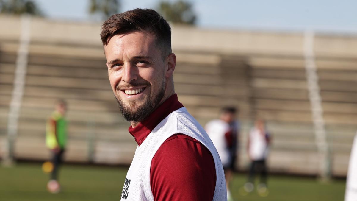 Genaro se reencontrará este domingo con el Málaga CF.