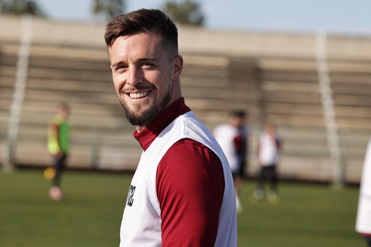 Genaro se reencontrará este domingo con el Málaga CF.