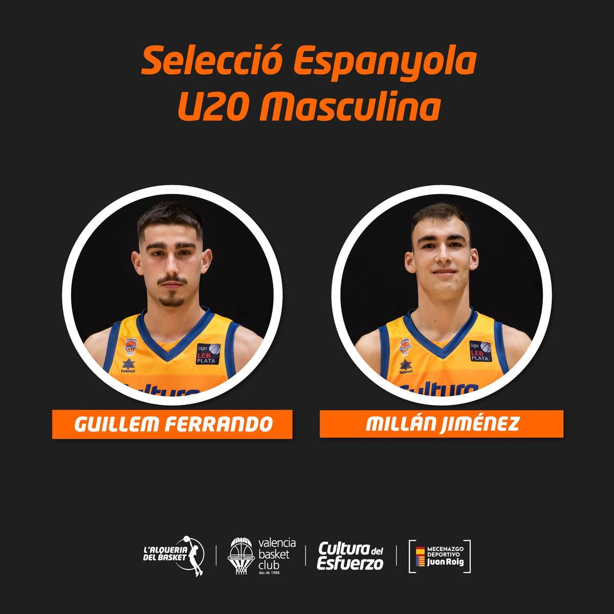 Dos taronjas en la selección española masculina sub'20