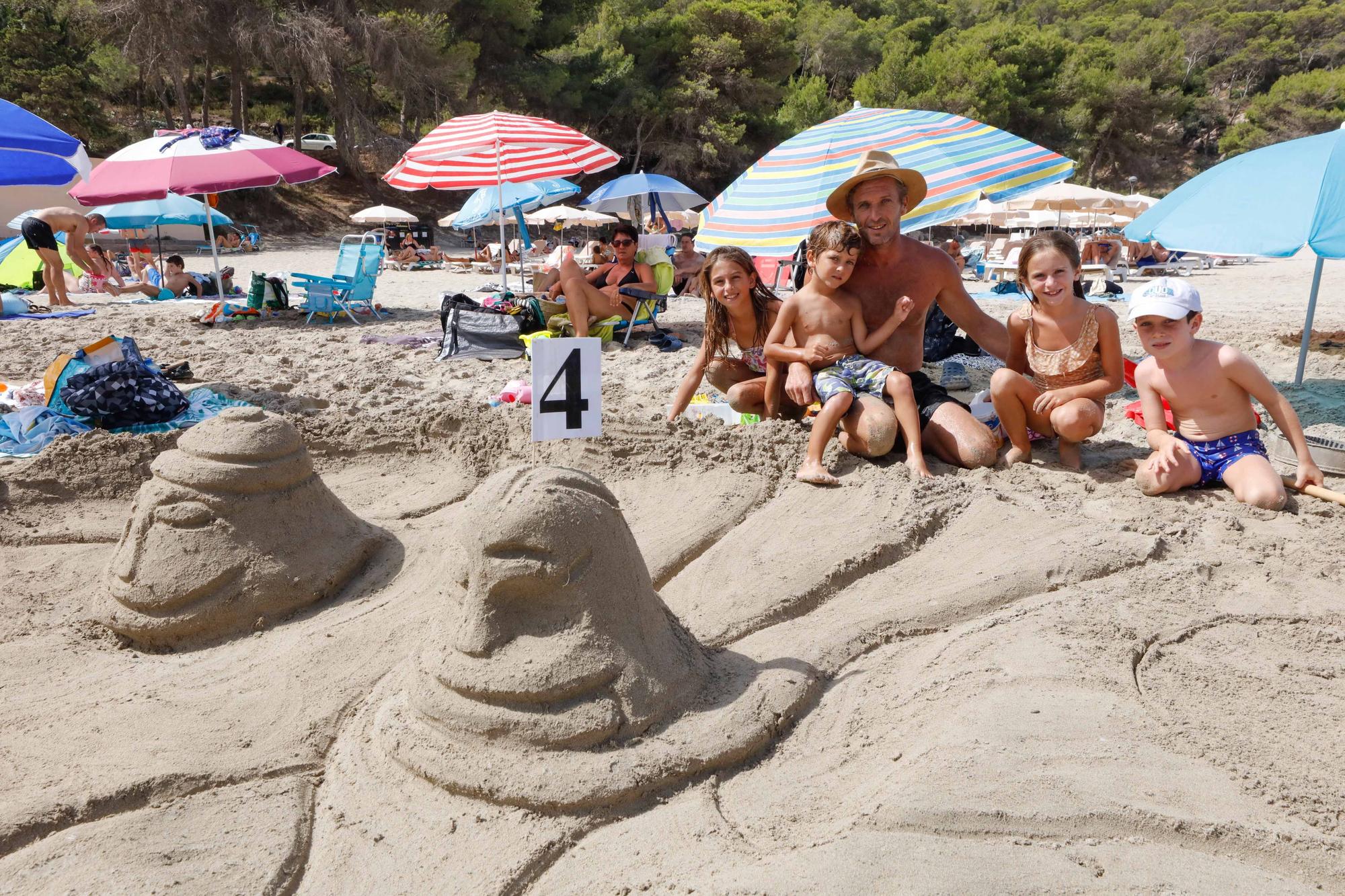 Concurso de castillo de arena en Santa Eulària