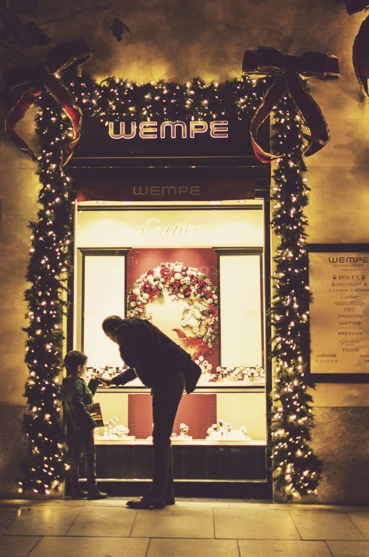 Navidad 2015: escaparate de Wempe