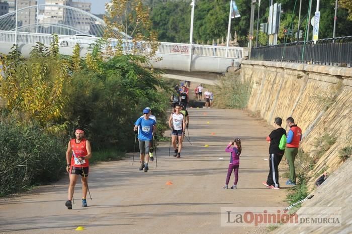 Marcha nórdica junto al Segura