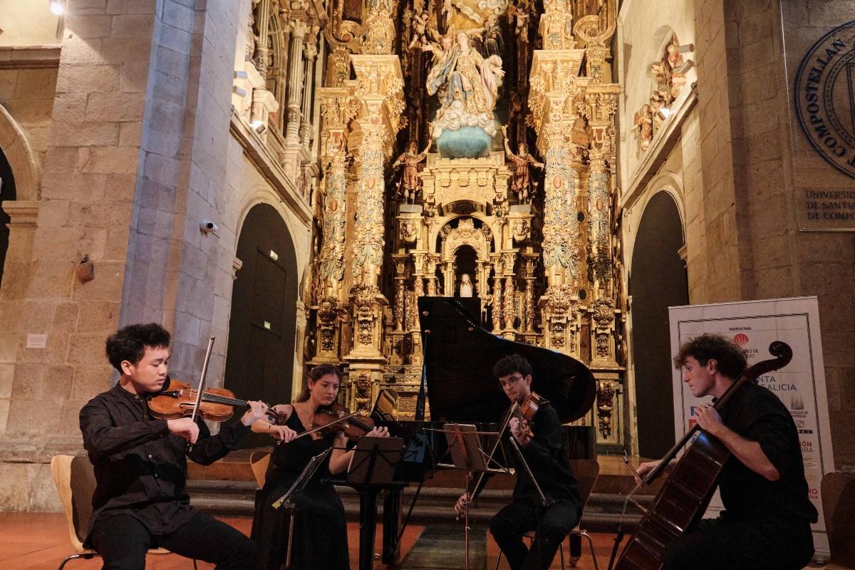 Un recital de Musica en Compostela 2025.