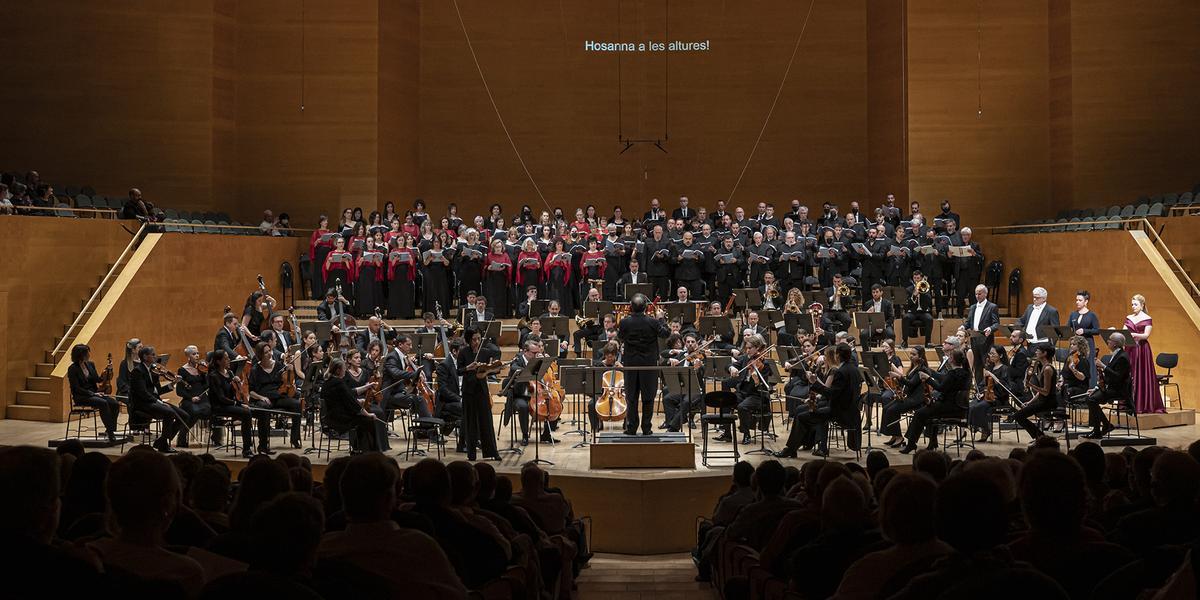 Los intérpretes de la 'Missa Solemnis' en L'Auditori de Barcelona