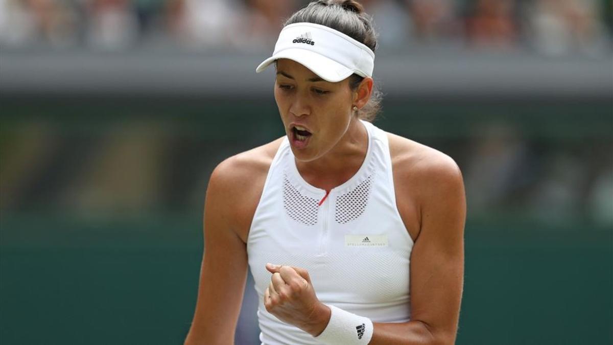 Garbiñe Muguruza está mostrando su mejor tenis en Wimbledon