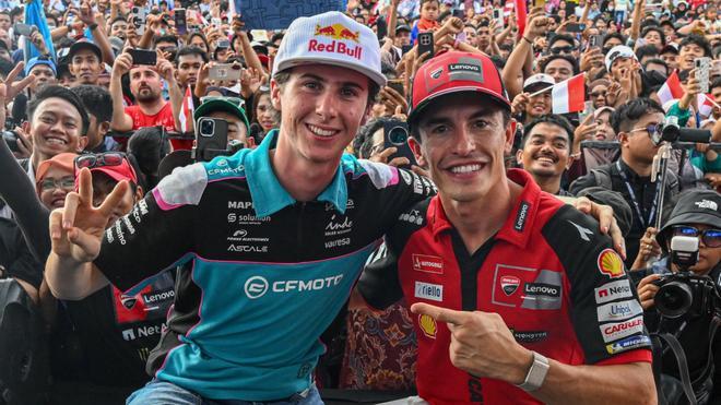 Marc Márquez recuerda cómo Máximo Quiles le comparó con Messi: "Es un falso humilde, como tú"