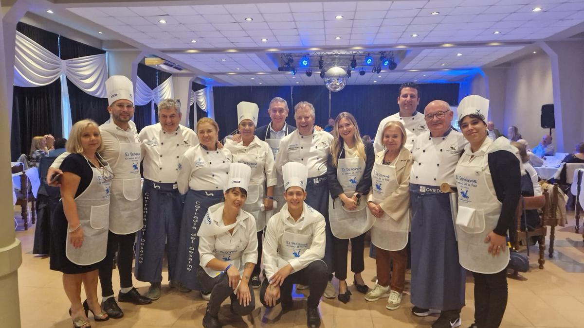 Así se come el Desarme al otro lado del charco: 400 comensales en el Centro Asturiano de Buenos Aires