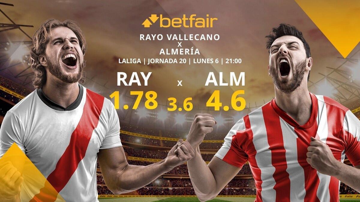 Rayo Vallecano vs. UD Almería: alineaciones, horario, TV, estadísticas y pronósticos