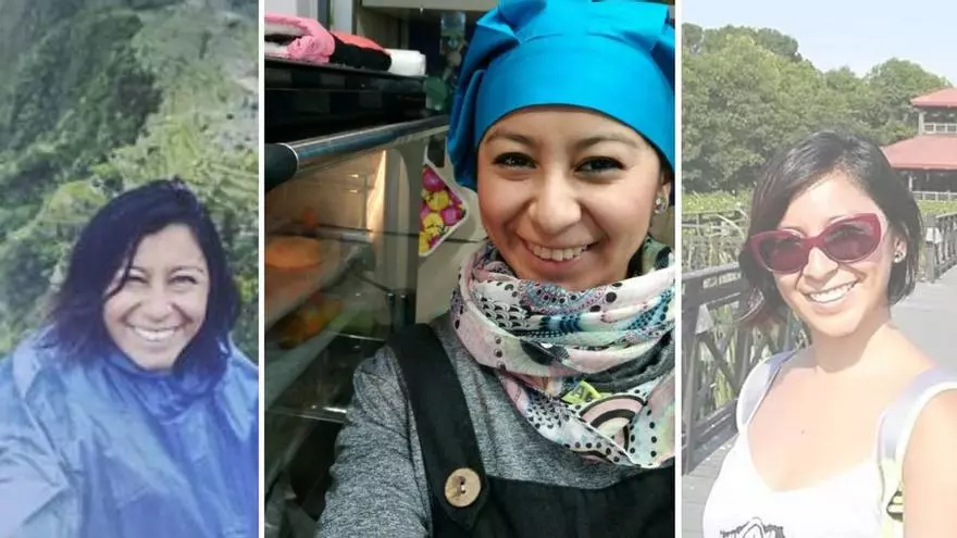 Nathaly Salazar en uno de los vídeos de su diario de viaje