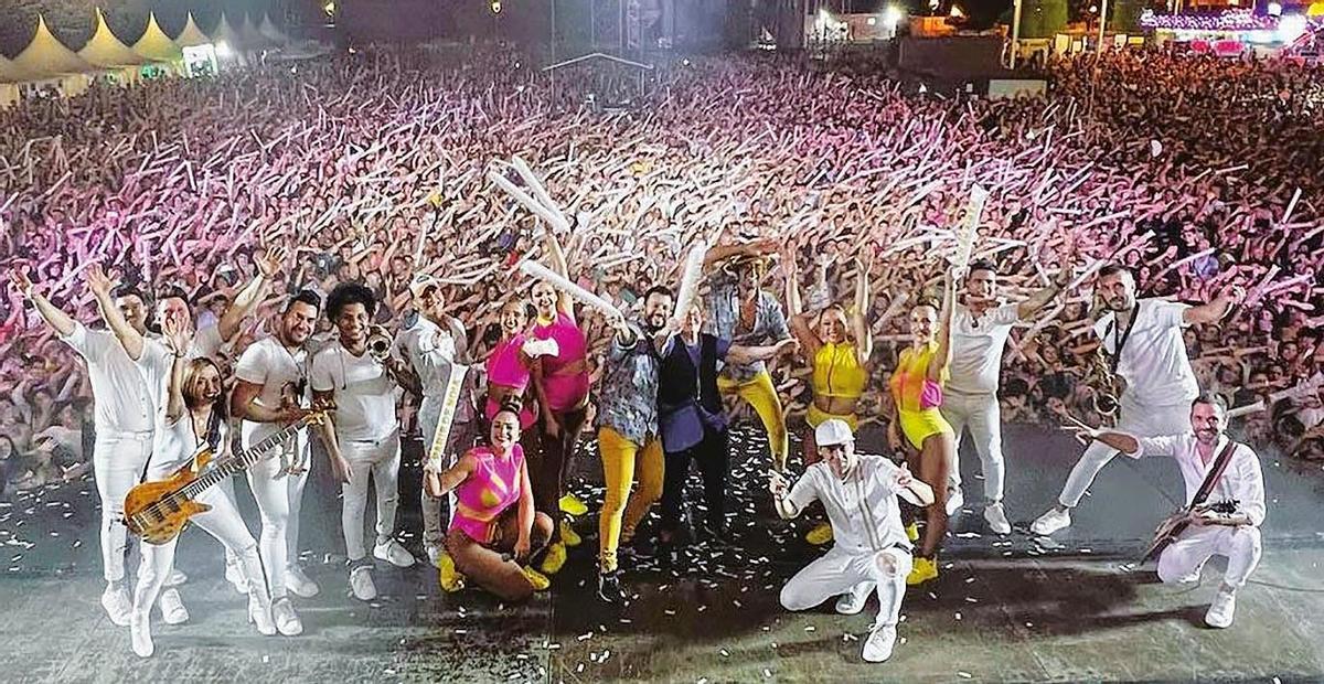 París de Noia, en una de sus actuaciones.