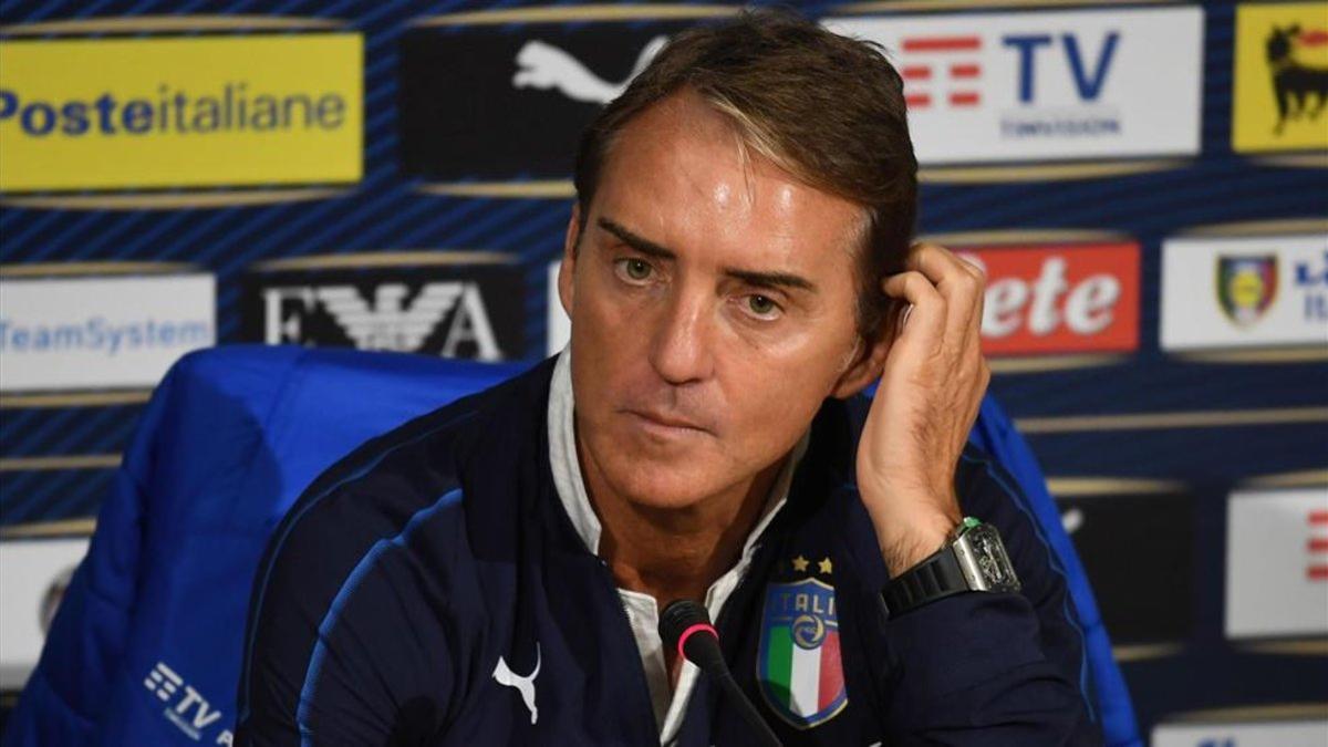 Roberto Mancini, seleccionador italiano