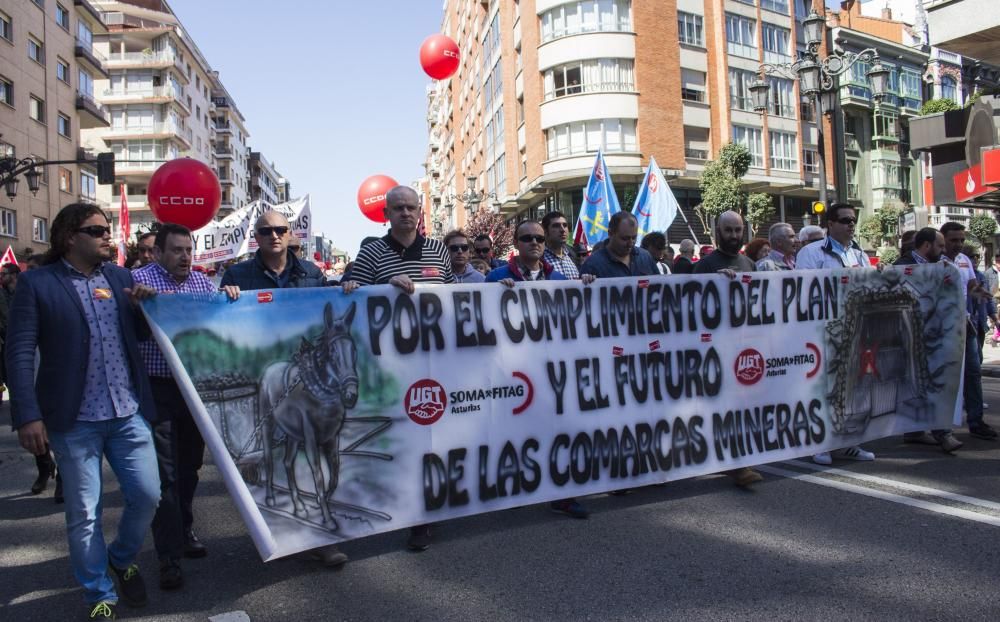 Manifestación del Primero de Mayo en Oviedo