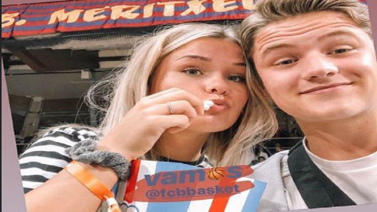 Mikky Kiemeney, la novia de De Jong, disfruta de un día de deporte en Barcelona