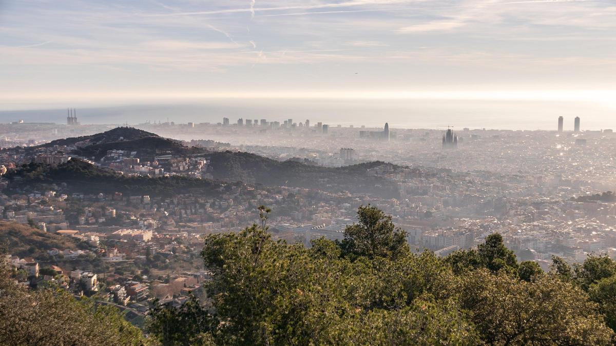 Estancamiento en capas bajas, el 5 de febrero del 2024, en Barcelona.