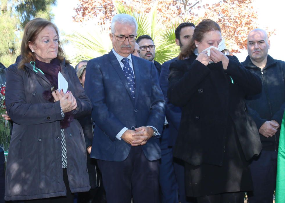 Los familiares de García Caparros depositan sus cenizas en Parcemasa