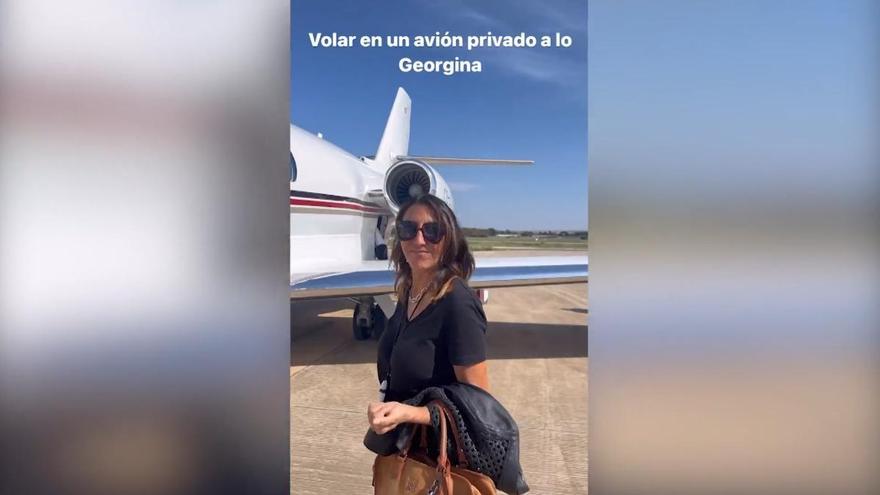 Paz Padilla se defiende de las críticas tras volar en avión privado &quot;a lo Georgina&quot;