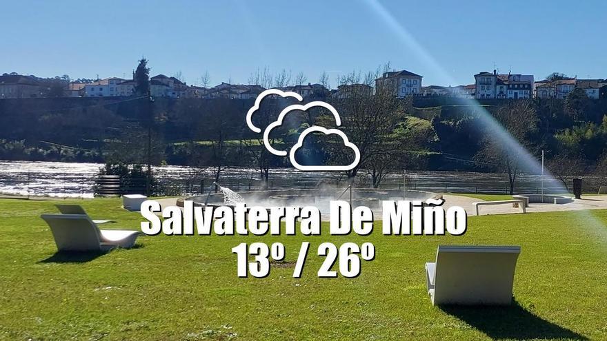 El tiempo en Salvaterra de Miño: previsión meteorológica para hoy, miércoles 8 de octubre