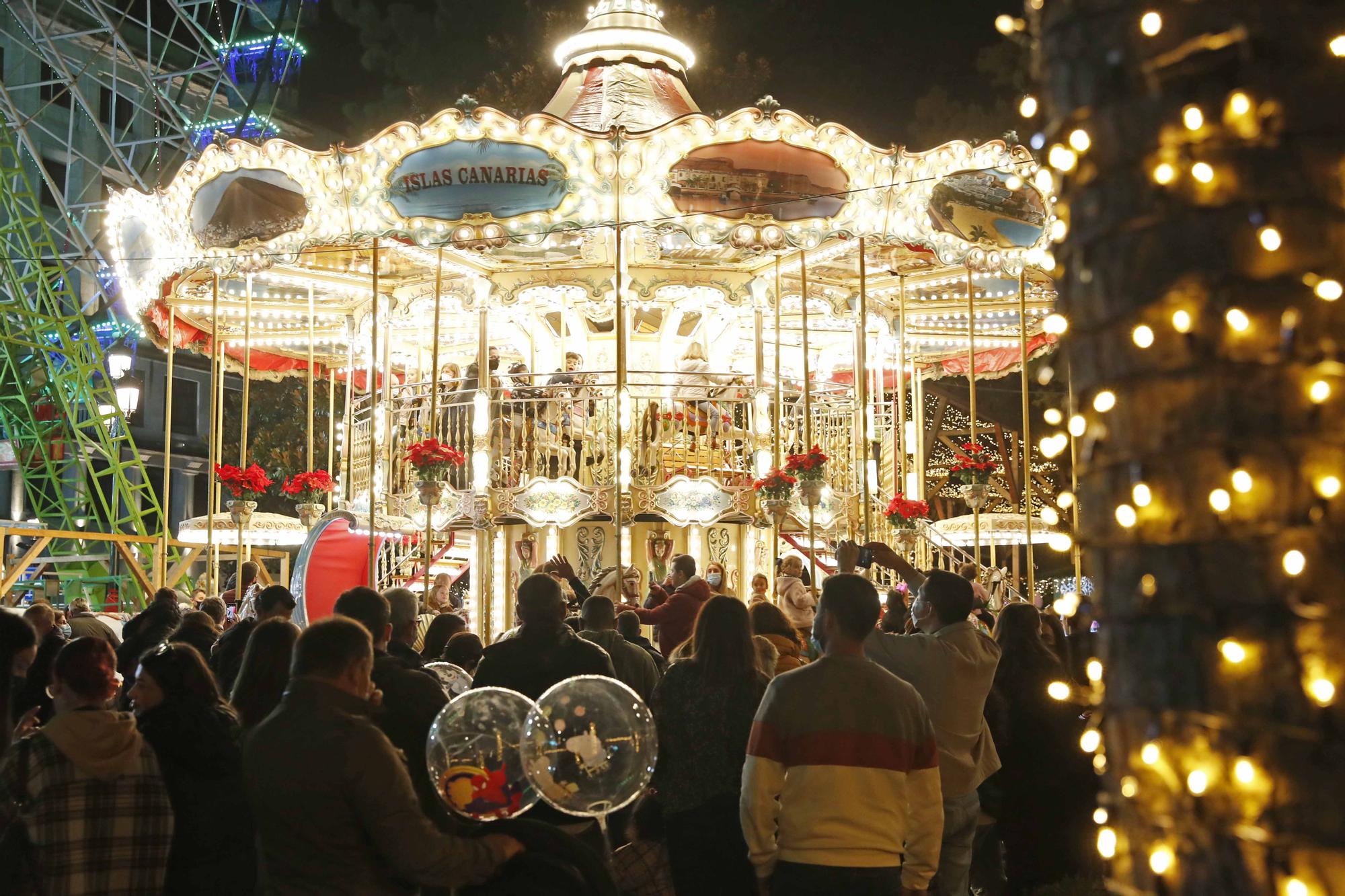 Las mejores imágenes del encendido de la Navidad en Vigo