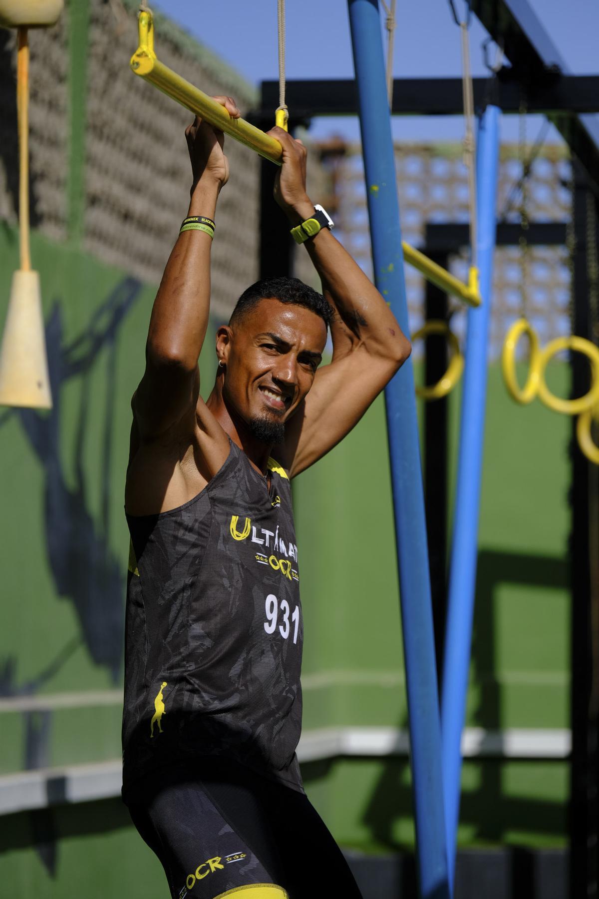 El atleta de obstáculos Azmán Mesaud