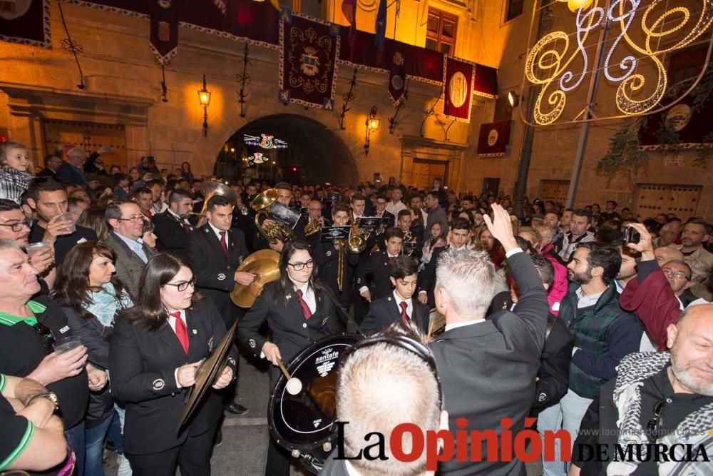 Entrada de bandas en Caravaca