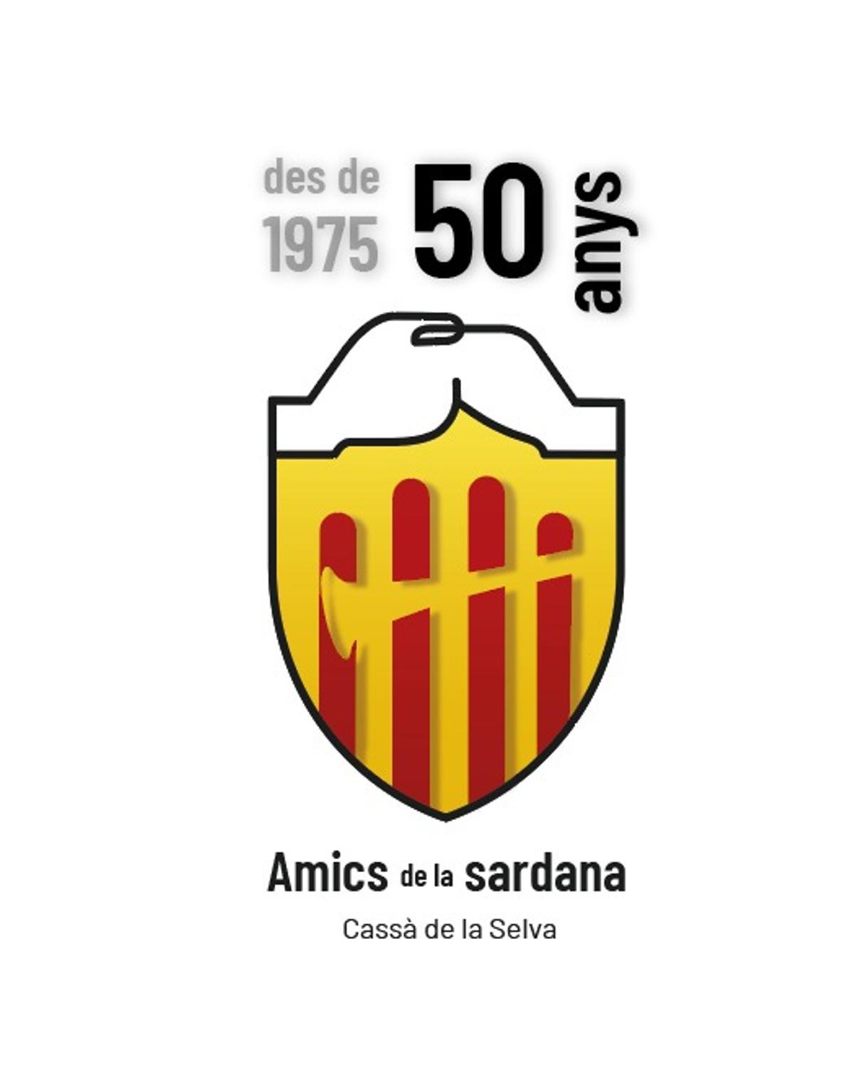 La imatge dels 50 anys de l'entitat sardanista.