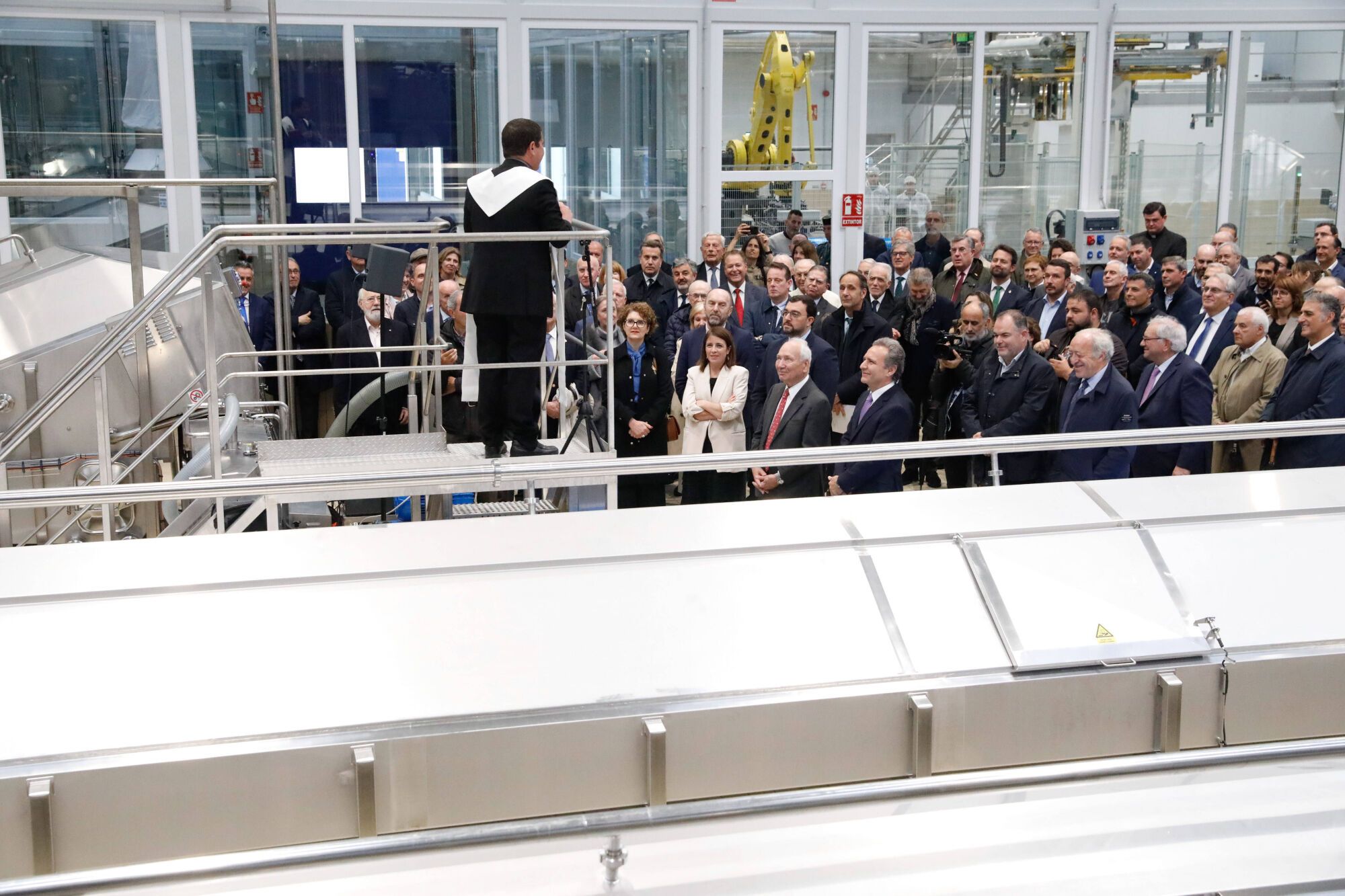 EN IMÁGENES: Inauguración de la nueva planta de Reny Picot en Anleo (Navia)