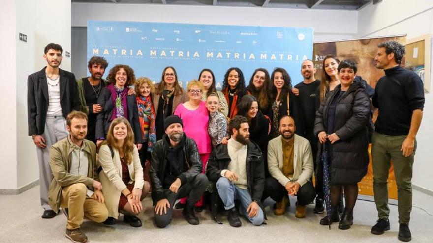 Preestreno de “Matria” en Vilanova de Arousa la pasada semana.