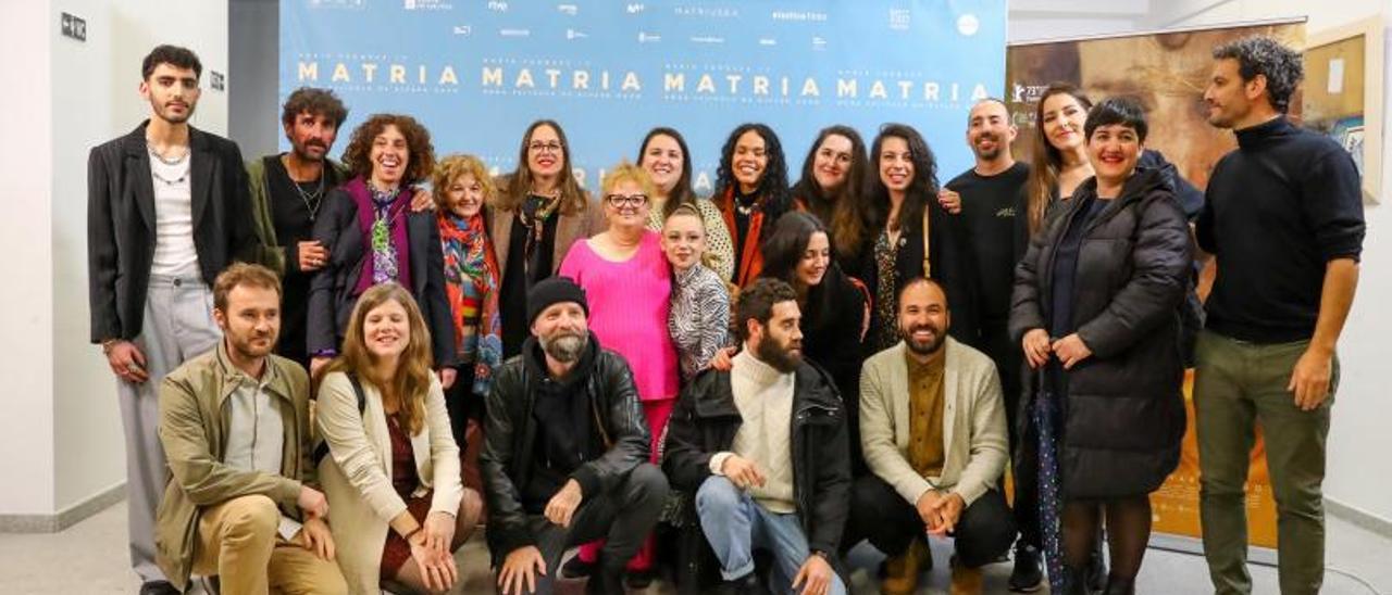 Preestreno de “Matria” en Vilanova de Arousa la pasada semana.
