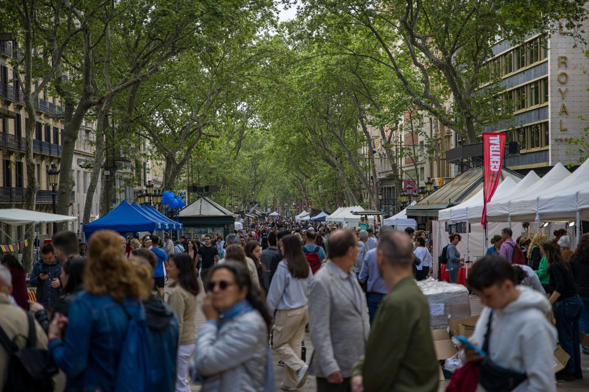 Sant Jordi de récord en Barcelona