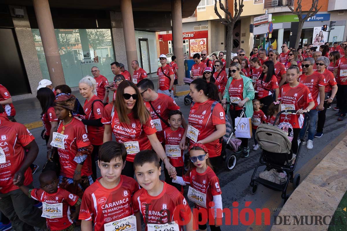 Marcha de la ONG Delwende en Caravaca