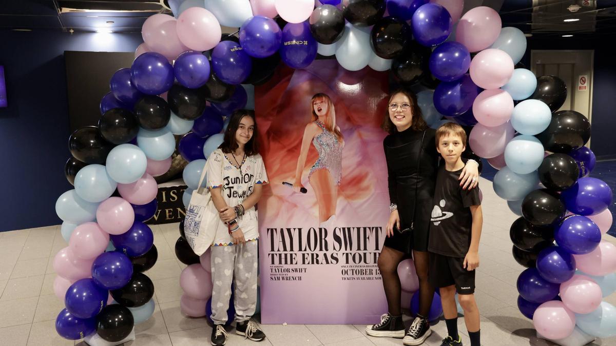 Ambiente del estreno del documental de Taylor Swift en Cinesa Diagonal